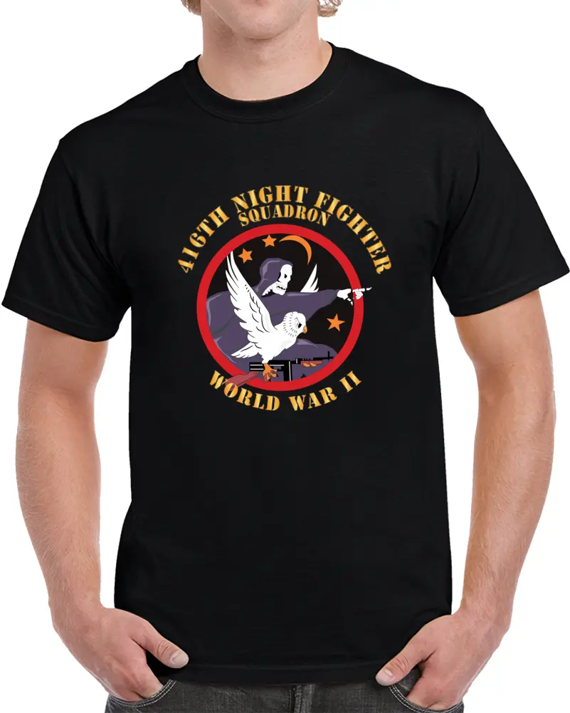 Aac - 416Th Night Fighter Squadron - Wwii X 300 T Shirt 1