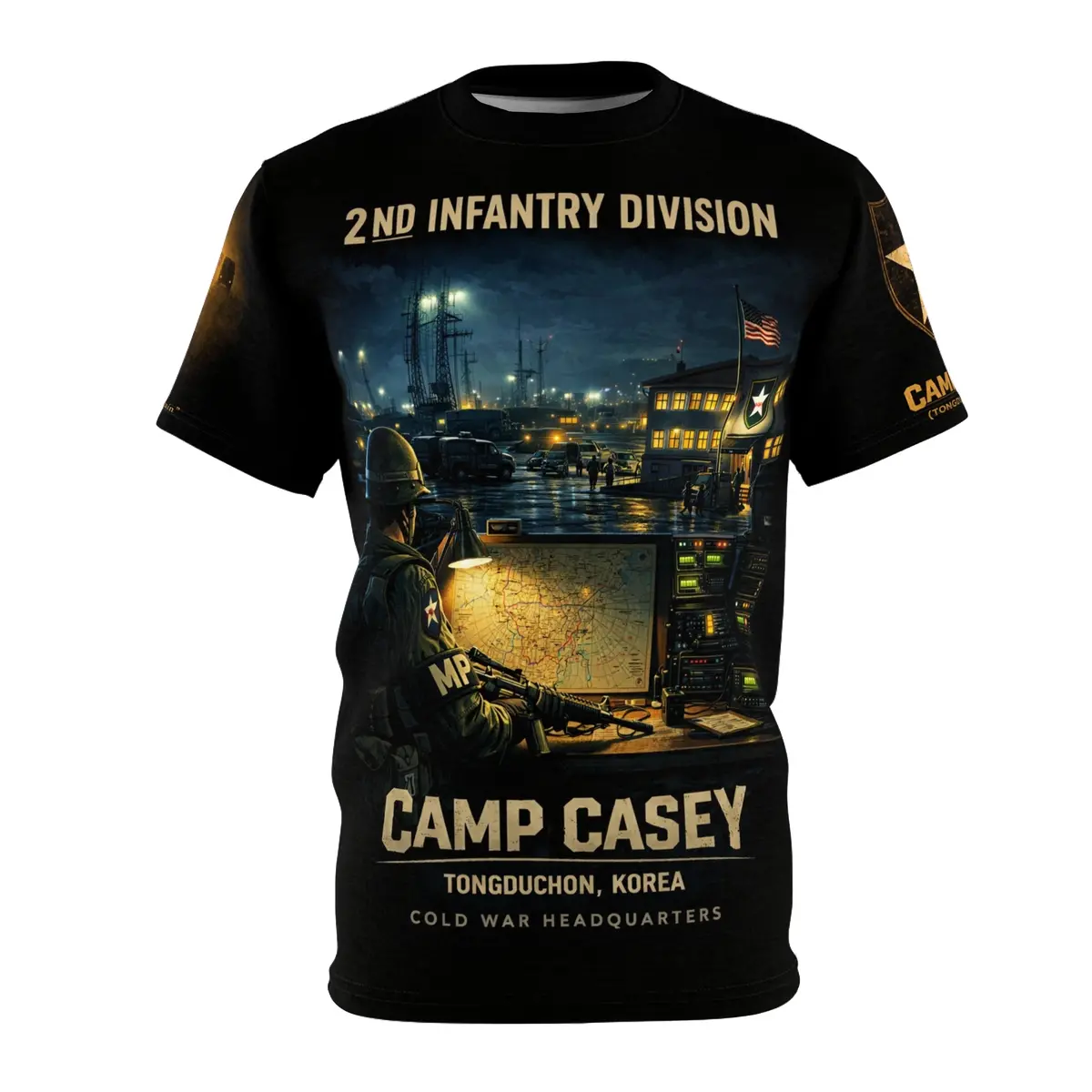 Cold War Command Camp Casey All-Over Print Tee — Republic Of Korea Dmz 1