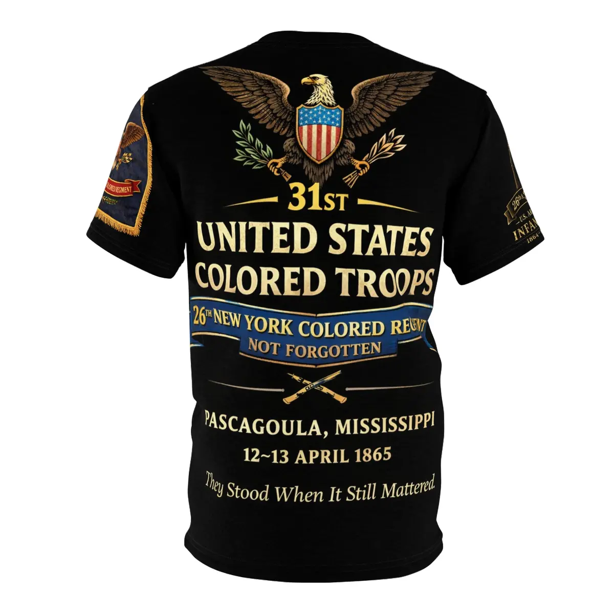 26Th New York / 31St Usct Battle Of Pascagoula Tee — April 12–13, 1865 3