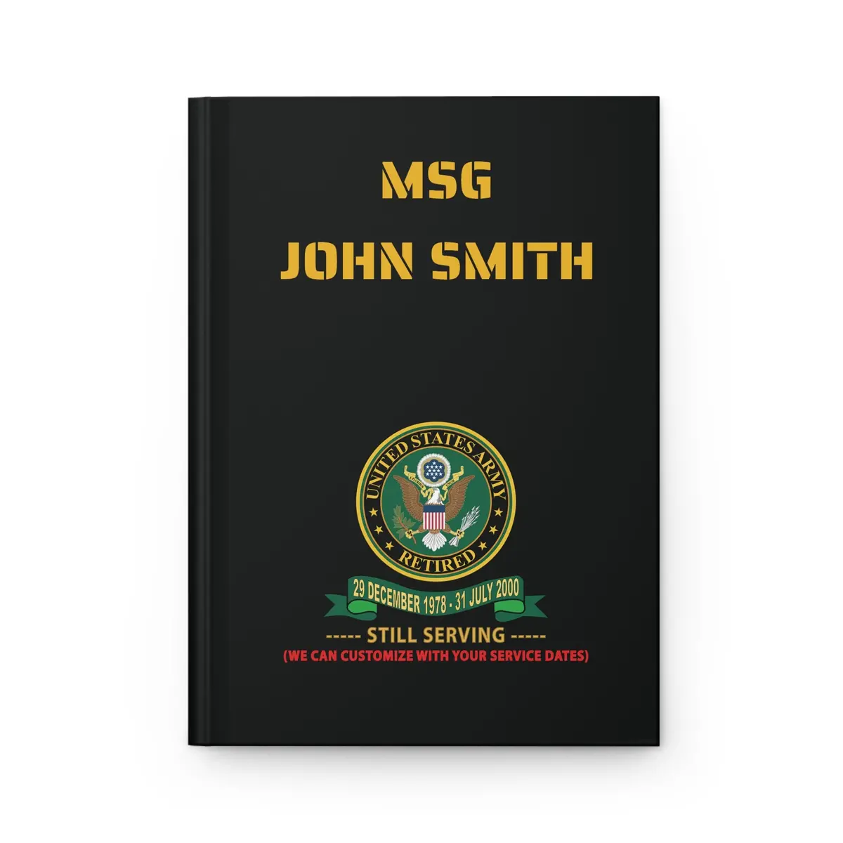 Hardcover Journal Matte - Your Military Experience Journal 1