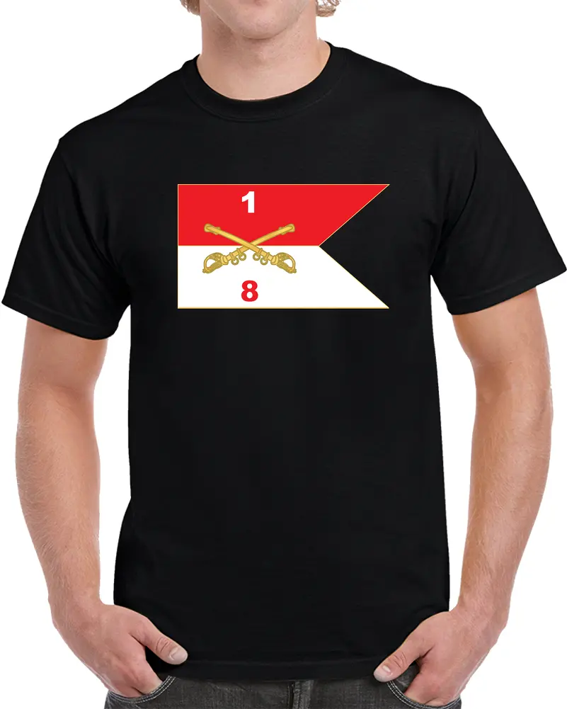 8Th Squadron, 1St Cavalry Regiment - Guidon X 300 T Shirt 1