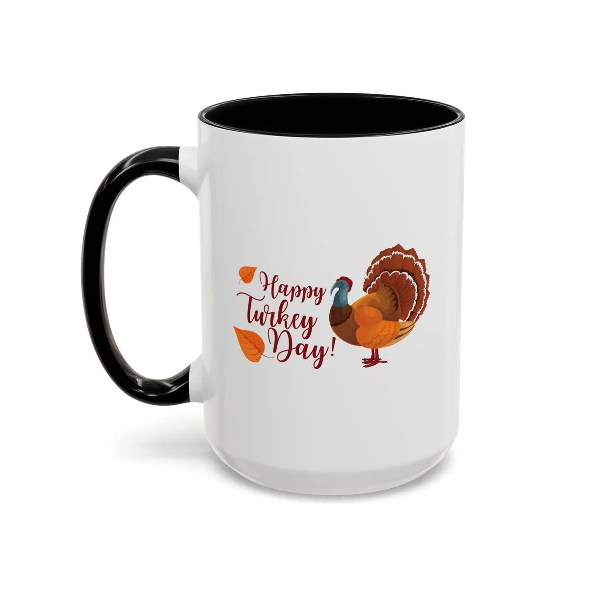 Accent Coffee Mug - Happy Turkey Day - Thanksgiving 1