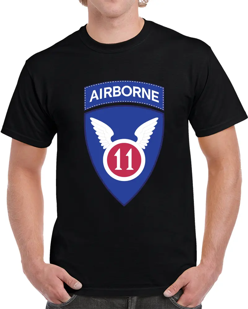 11Th Airborne Division - Ssi Wo Txt X 300 T Shirt 1