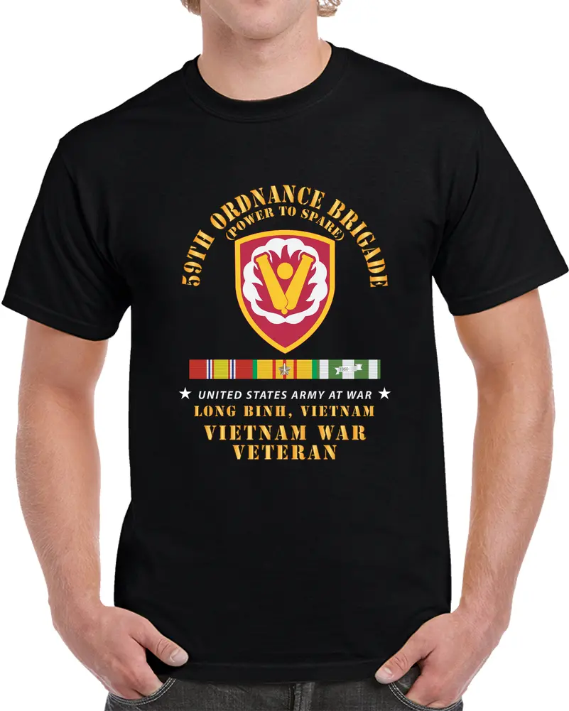 59Th Ordnance Brigade - Ssi - Long Binh, Vietnam Vet - Vn Svc X 300 T Shirt 1