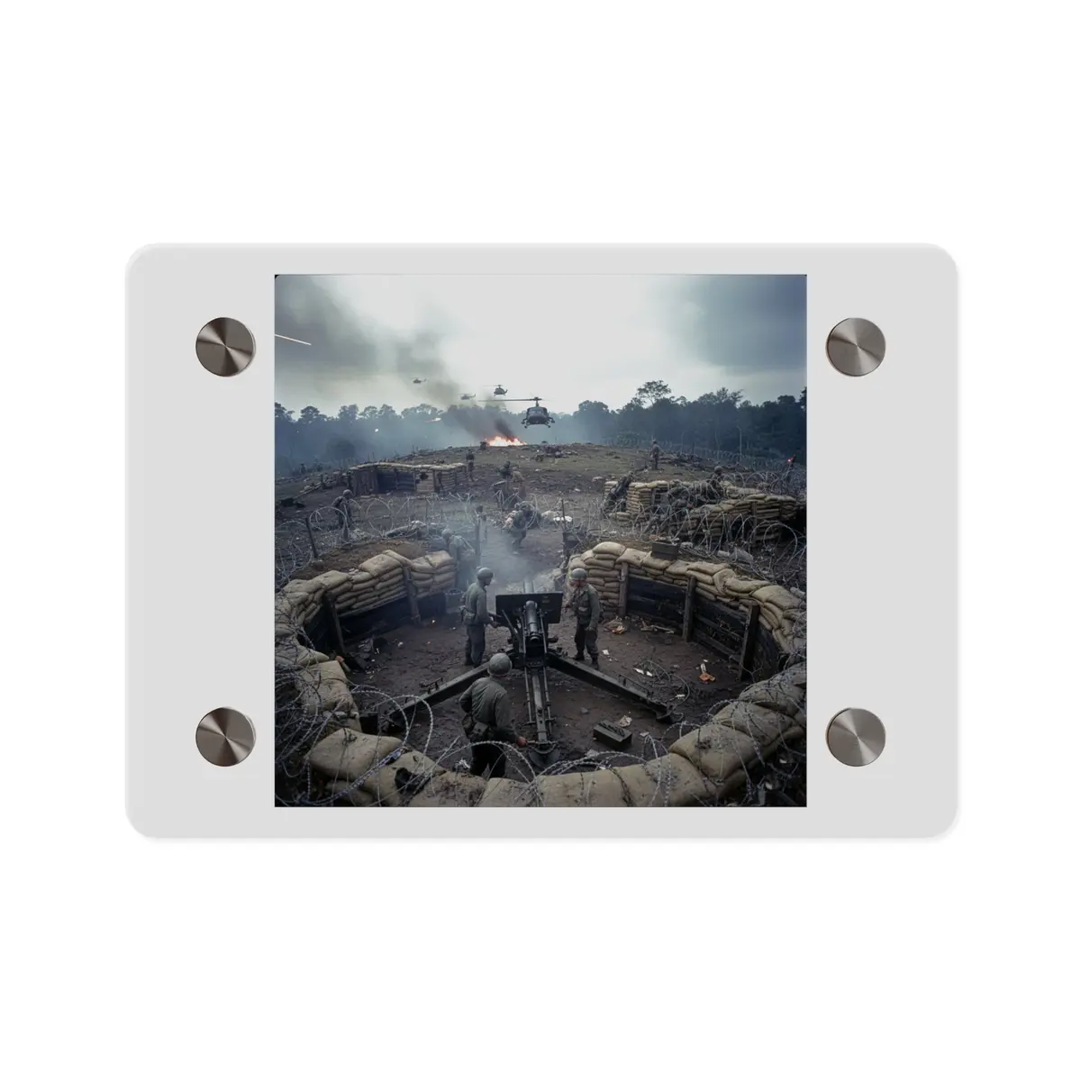 Acrylic Wall Art Panel - Fsb Ripcord Siege - 1970 1