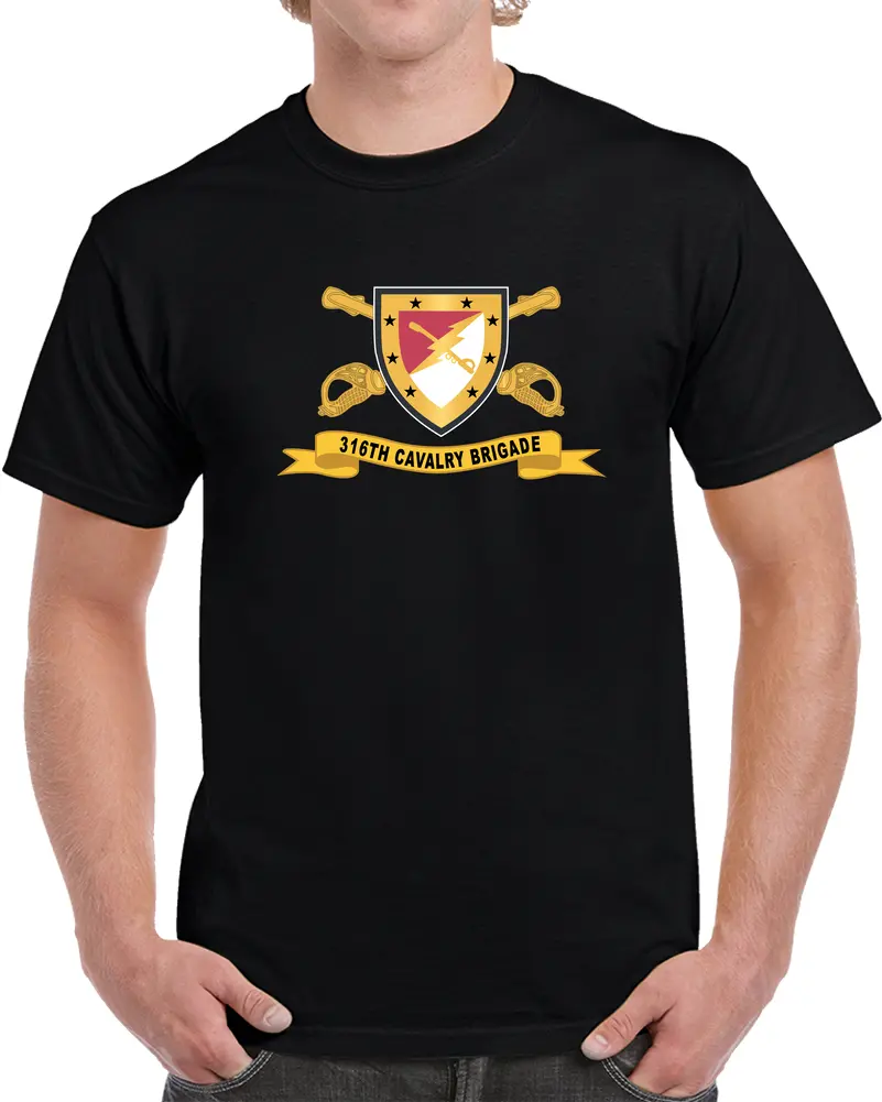 316Th Cavalry Brigade - Ssi W Br - Ribbon - T-Shirts - Classic 1