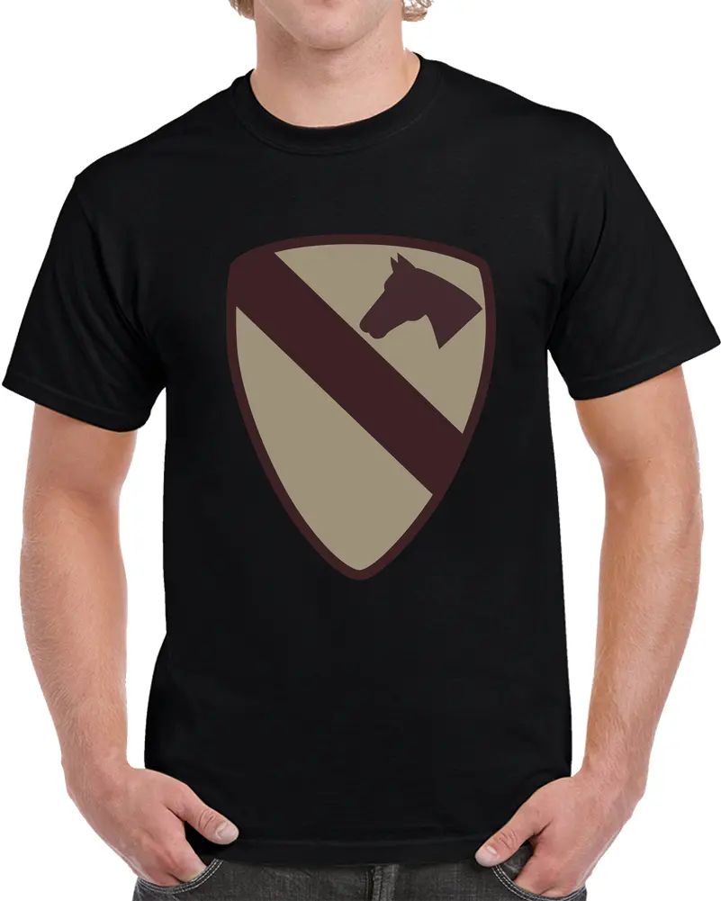Ssi - 1St Cavalry Division - Subdued Desert X 300 T Shirt 1