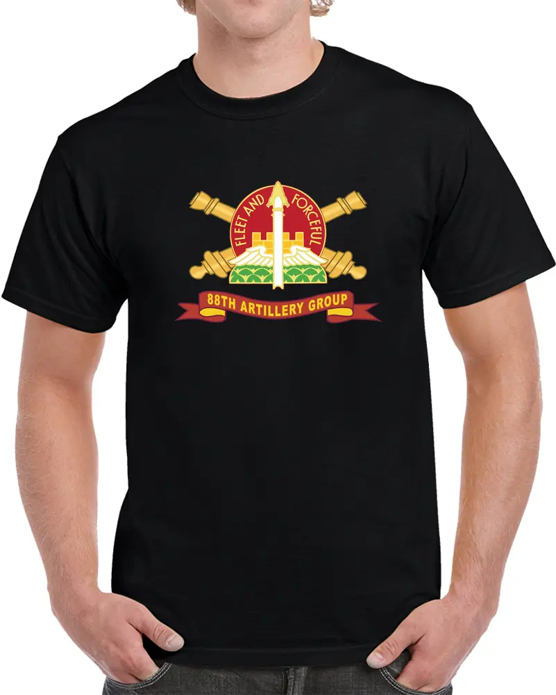 88Th Artillery Group - Dui W Br - Ribbon X 300 T Shirt 1