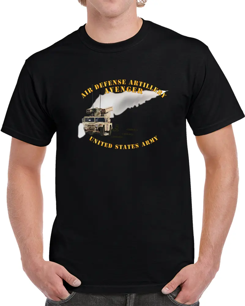Army - Avenger Air Defense - Firing Missile T Shirt 1
