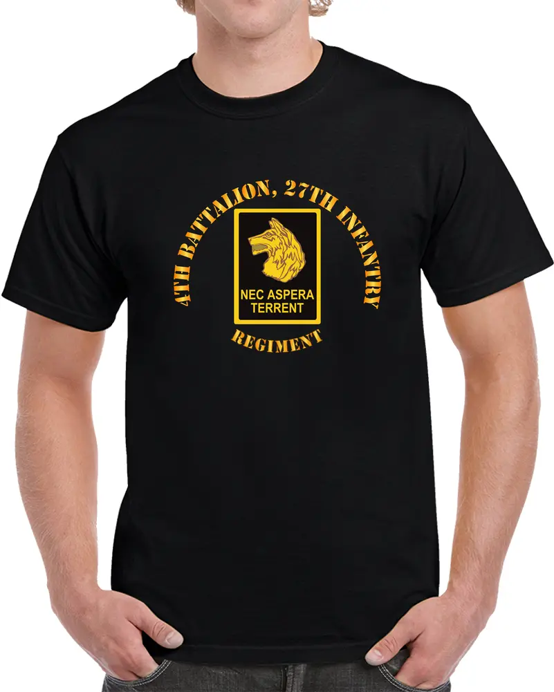 Army - 4Th Battalion 27Th Infantry W Dui T Shirt 1