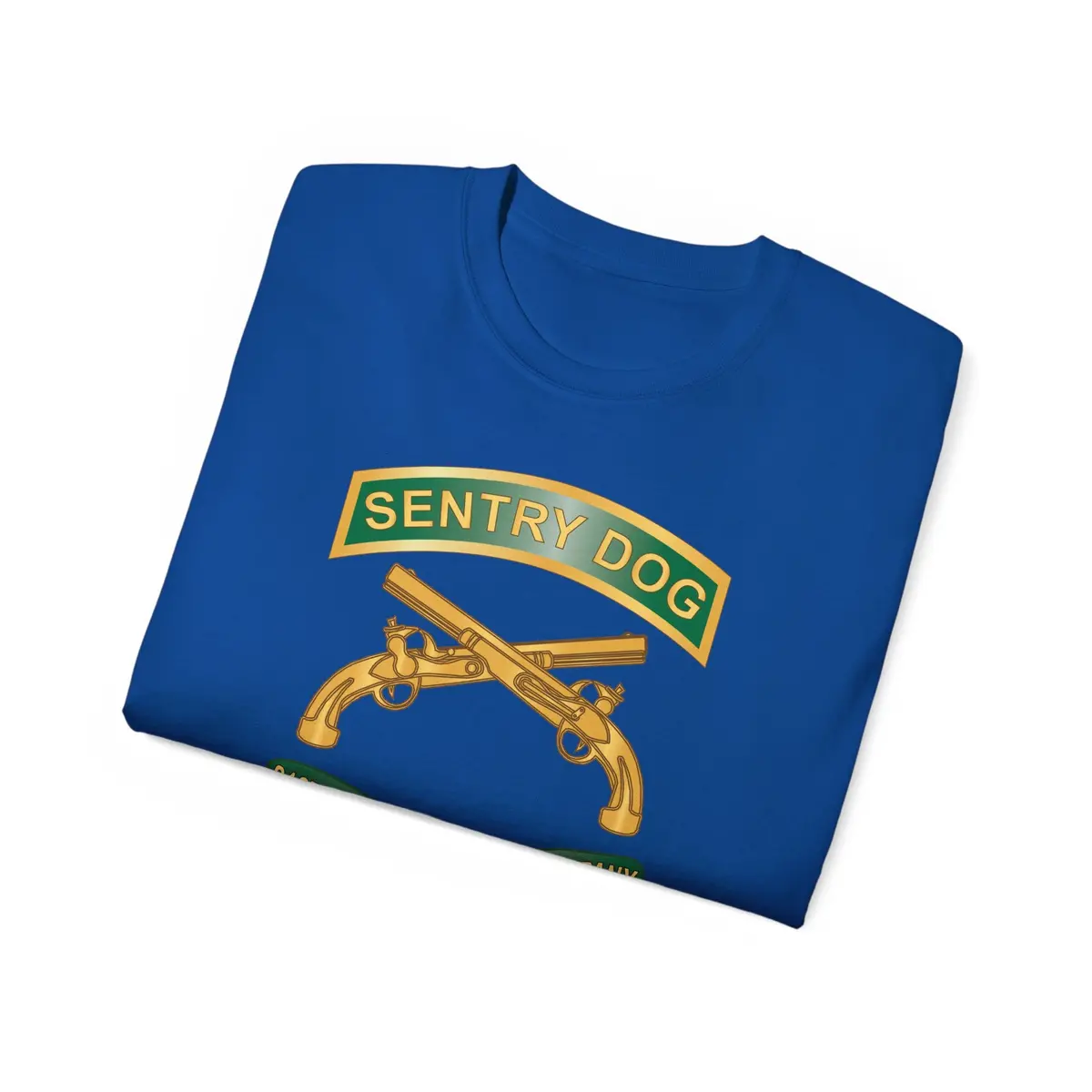 Unisex Ultra Cotton Tee - Army - Sentry Dog - 212Th Military Police Company W Br - Ribbon X 300 46