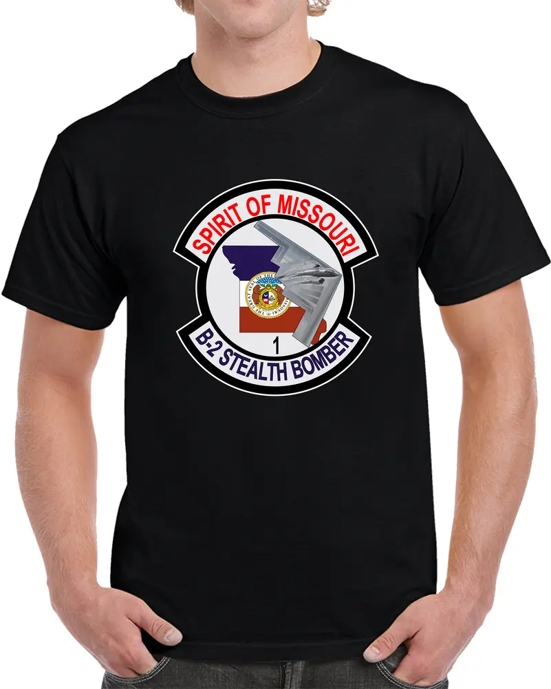 Usaf - B2 - Spirit Of Missouri - Stealth Bomber Wo Txt T Shirt 1