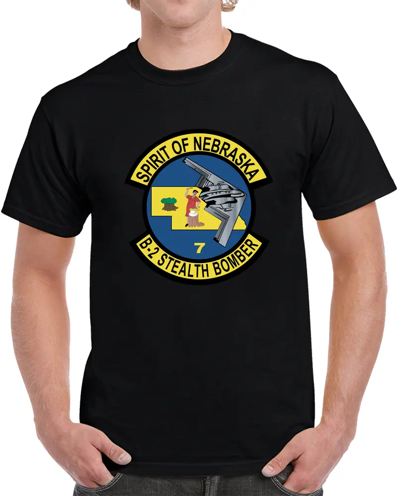 Usaf - B2 - Spirit Of Nebraska - Stealth Bomber Wo Txt X 300 T Shirt 1