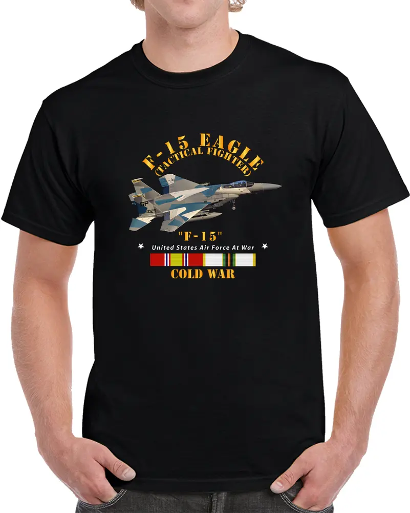Usaf - F15 Eagle - Cold War T Shirt 1