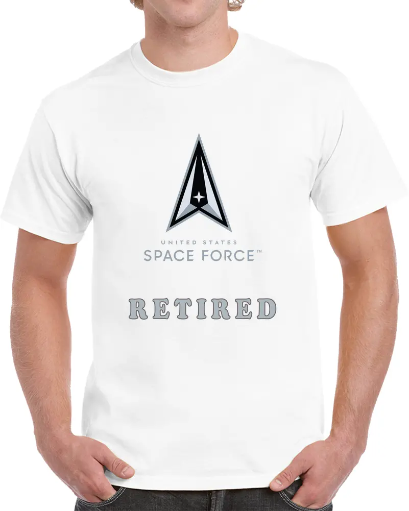 Ussf - Space Force - Retired T Shirt - Classic 1