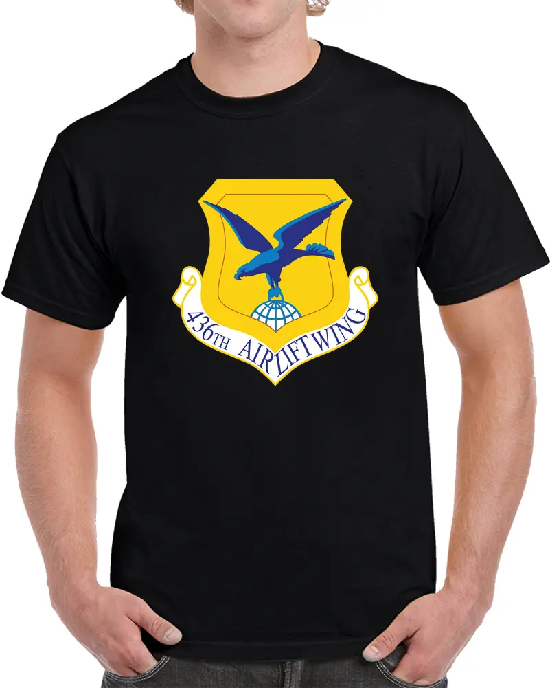 Usaf - 436Th Airlift Wing Wo Txt T Shirt - Classic 1