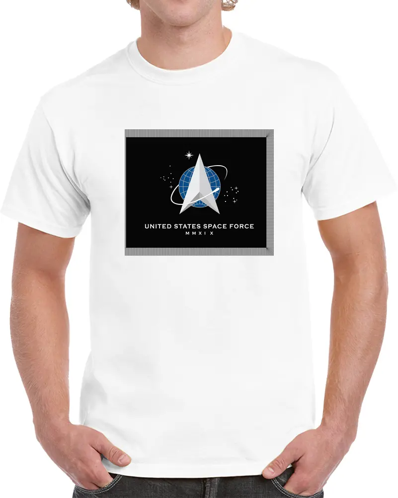 Space Force - Ussf Service Flag X 300 T Shirt - Classic 1