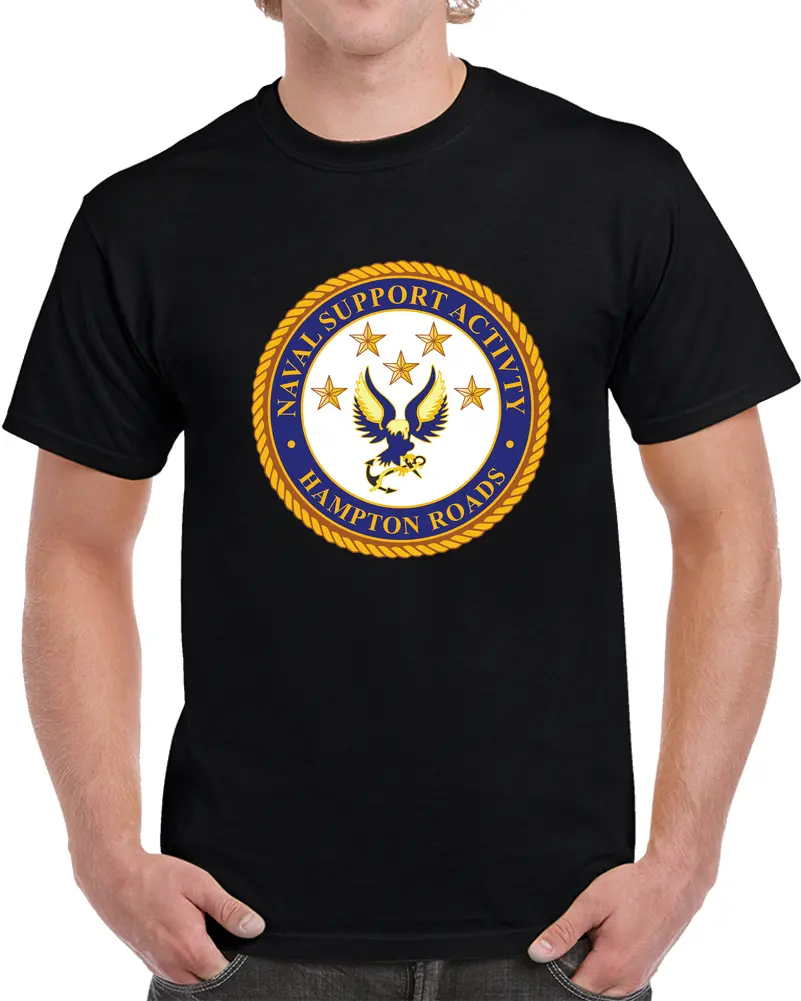 Navy - Naval Support Activity - Hampton Roads X 300 T Shirt - Classic 1