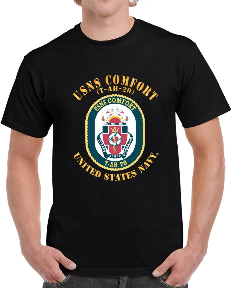 Navy - Usns Comfort (T-Ah-20) X 300 T Shirt - Classic 1