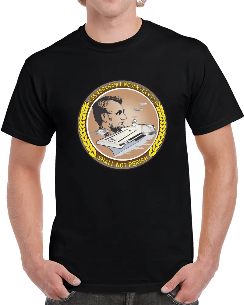 Navy - Uss Abraham Lincoln (Cvn-72) Wo Txt X 300 T Shirt 1