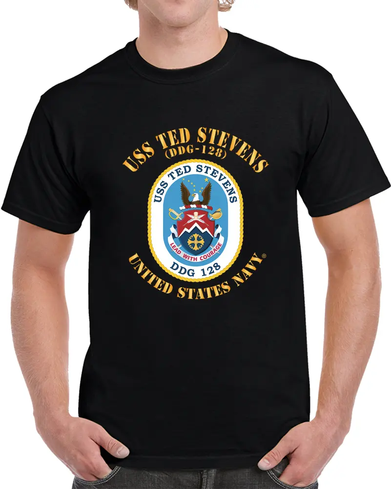 Navy - Uss Ted Stevens (Ddg-128) - T-Shirts - Classic 1