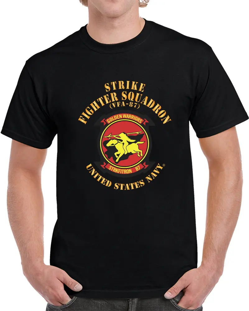 Navy - Strike Fighter Squadron 87 (Vfa-87) X 300 T Shirt 1