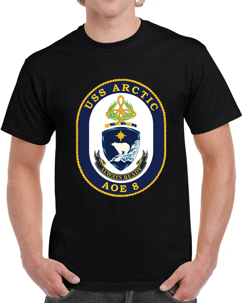 Navy - Usns Arctic (Aoe-8) Wo Txt - T-Shirts - Classic 1