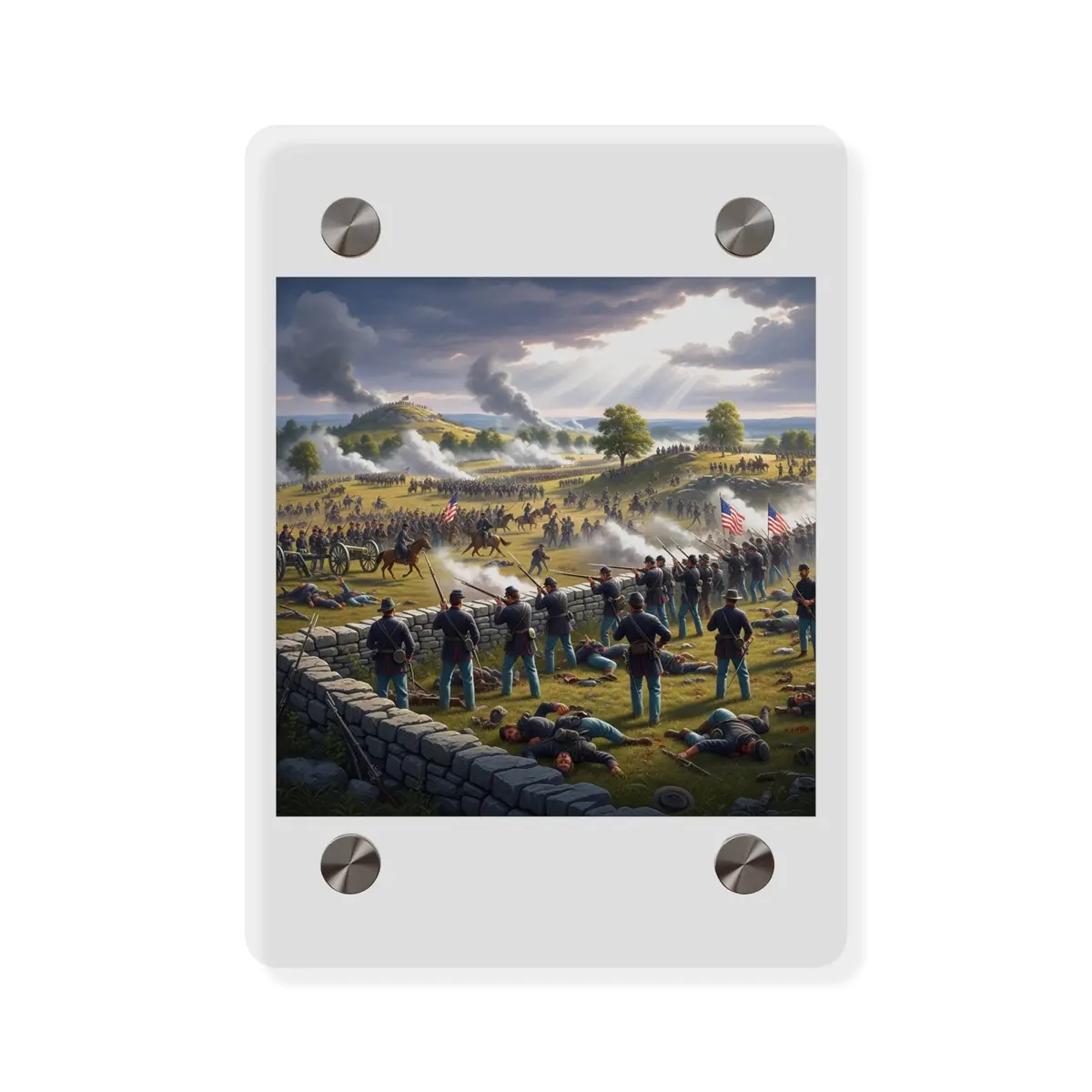 Acrylic Wall Art Panel - Battle Of Gettysburg 5