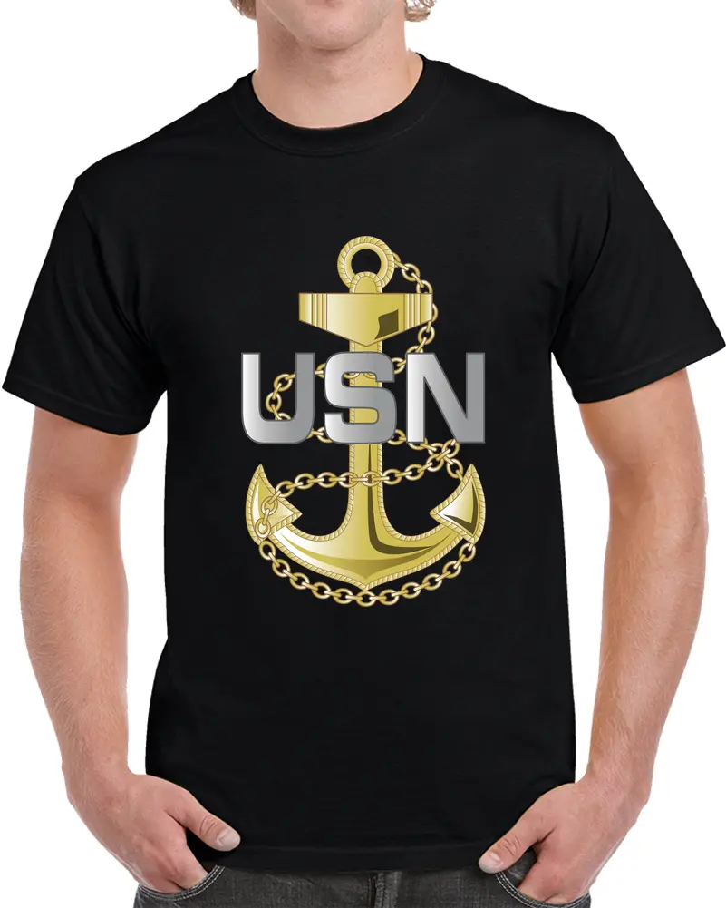 Navy - Fouled Anchor Wo Txt - T-Shirts - Classic 1