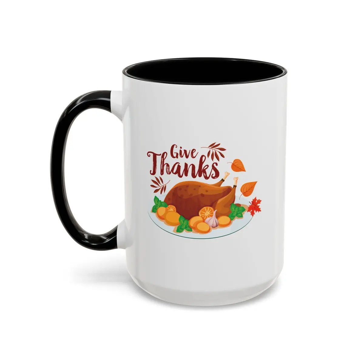 Accent Coffee Mug - Give Thanks 1