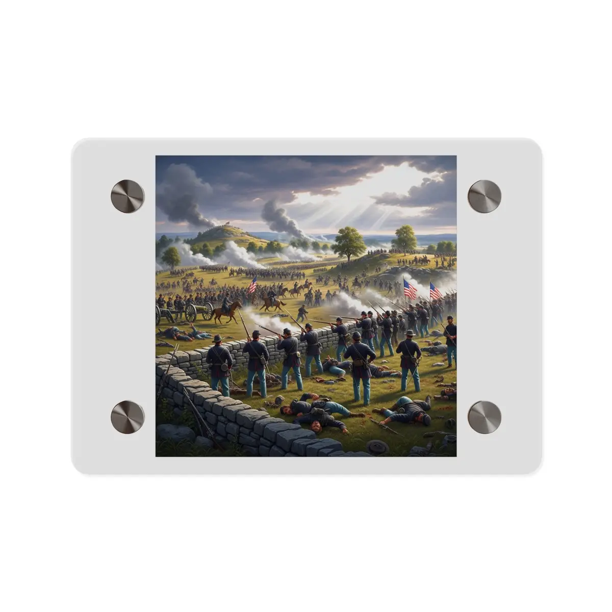 Acrylic Wall Art Panel - Battle Of Gettysburg 1