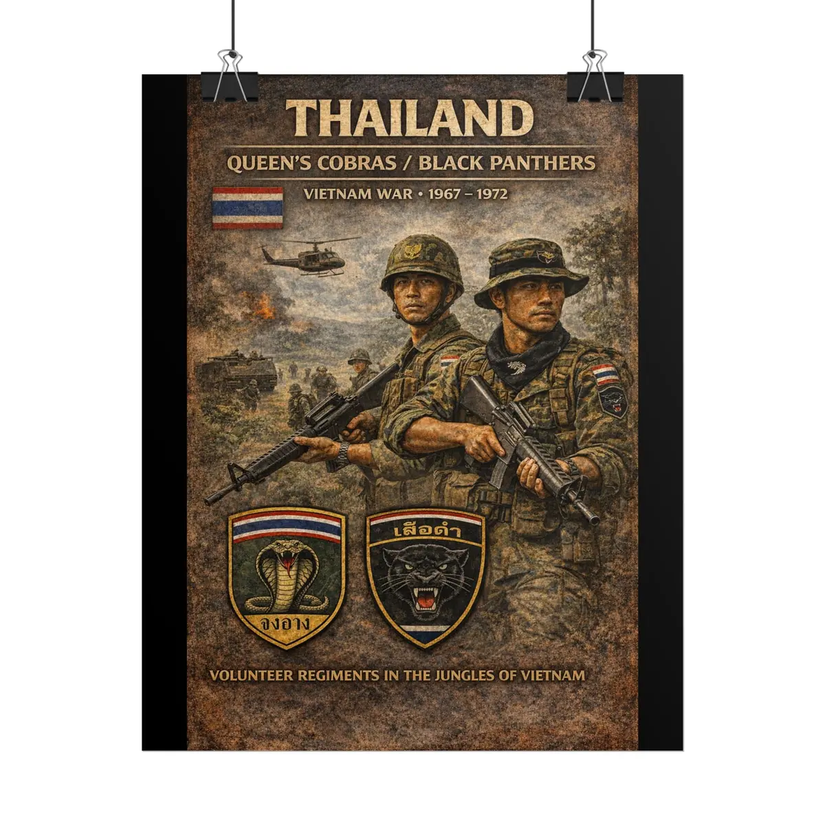 Posters - Thailand's War Heroes Cobras And Panthers 4