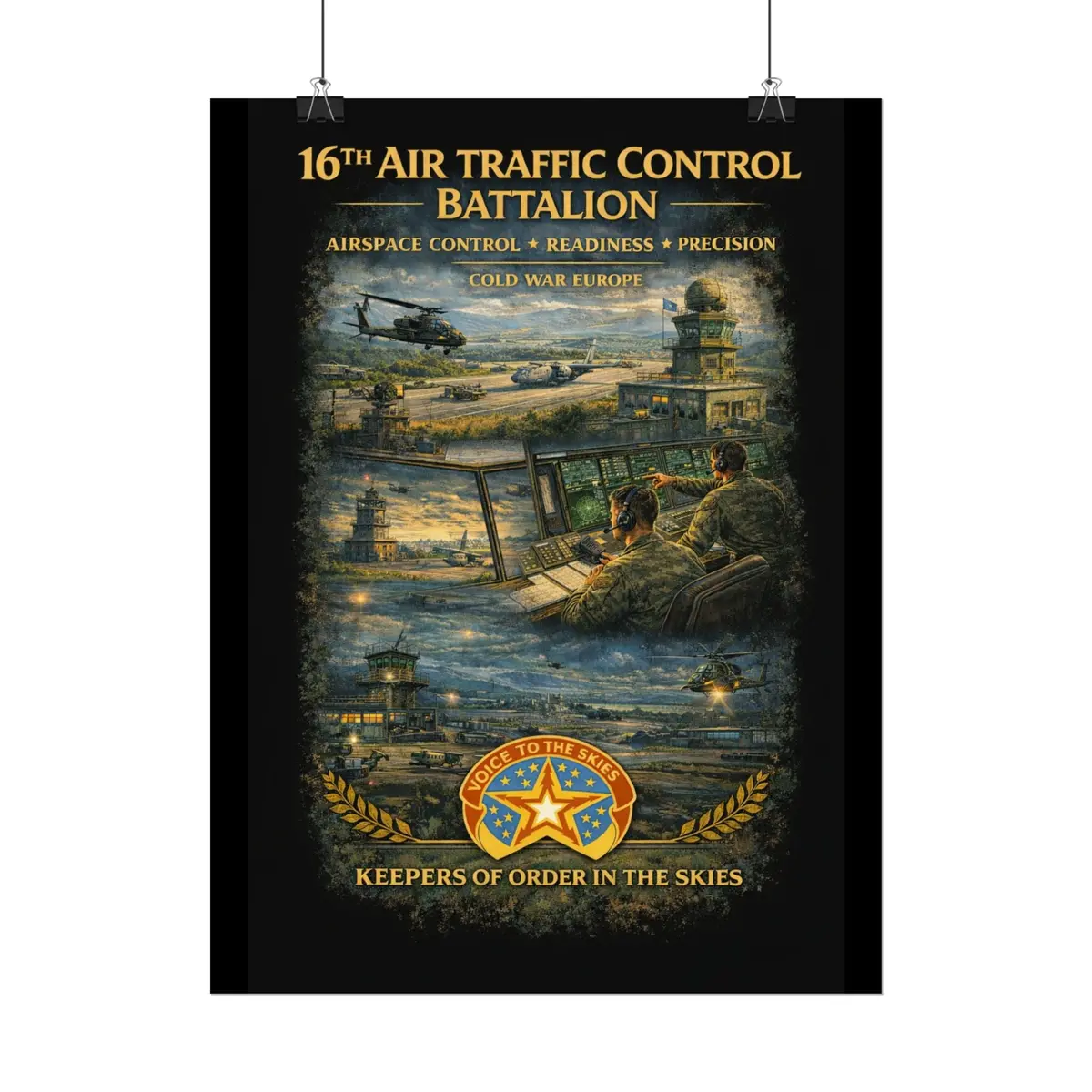 Rolled Posters - 16Th Air Traffic Control Battalion 7
