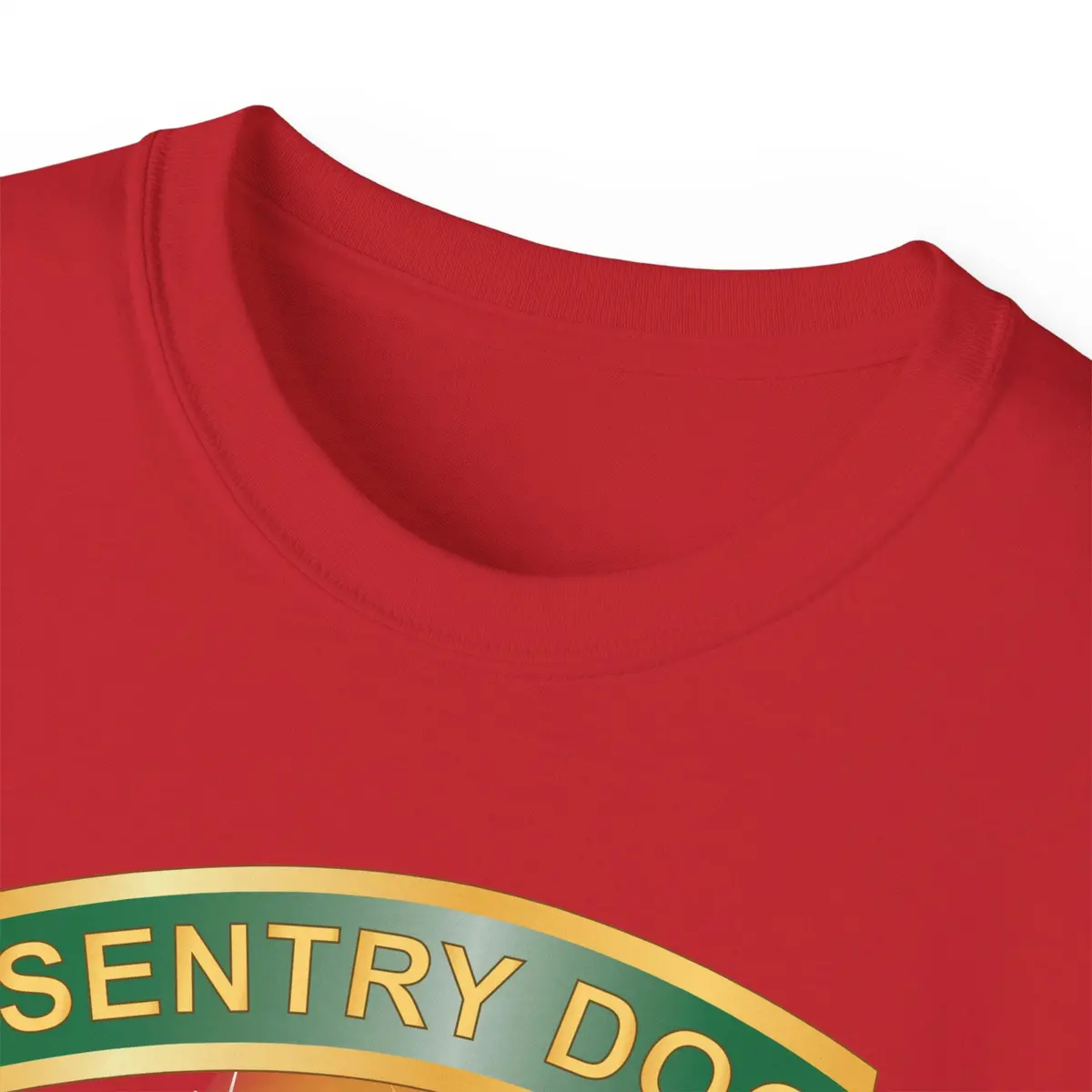 Unisex Ultra Cotton Tee - Army - Sentry Dog - 212Th Military Police Company - Dog Fire W Br - Ribbon Vietnam War Veteran W Vn Svc X 300 51