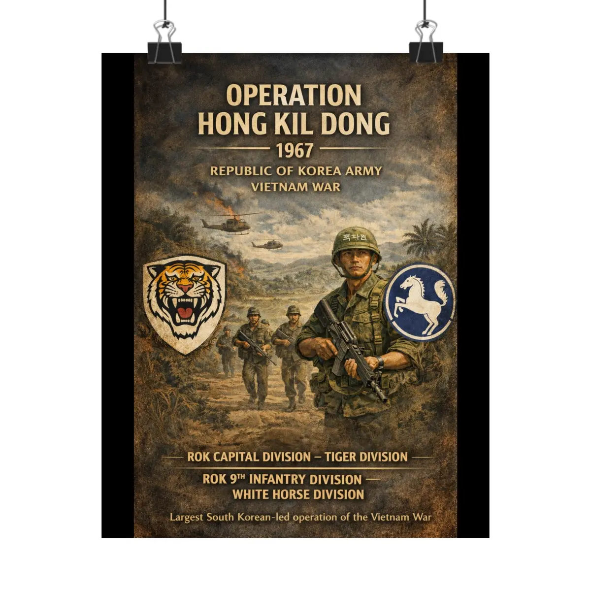 Matte Poster - Ikorea - 9Th And 10Th Divisions - Combined 1