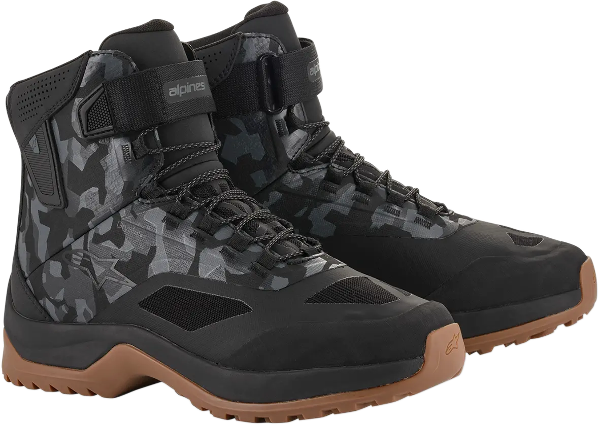Alpinestars Cr-6 Drystar Waterproof Motorcycle Boots – Black/Gray/Gunmetal, Us Size 10.5 (Model 2611020908410.5) 1
