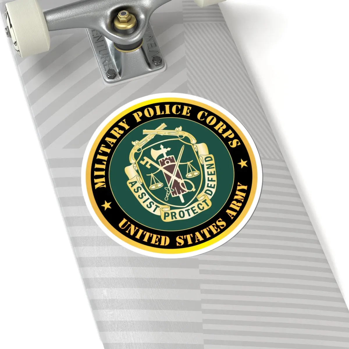 Kiss - Cut Stickers - Army - Military Police Corps Regimental Crest - United States Army X 300 3