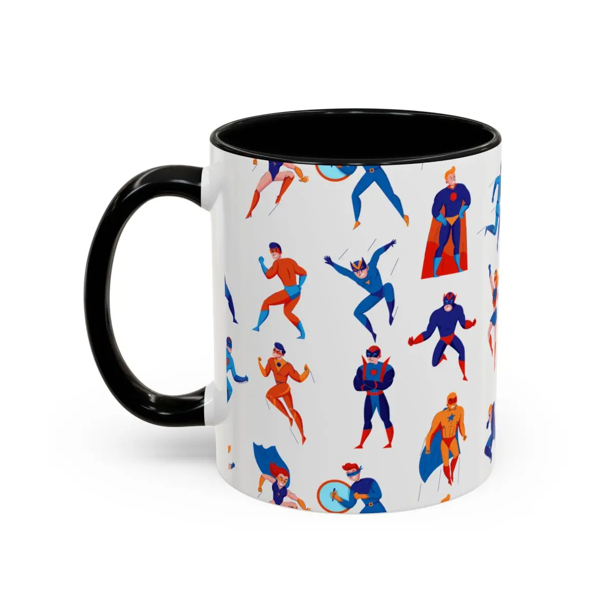 Accent Coffee Mug (11, 15Oz) - Superhero 1