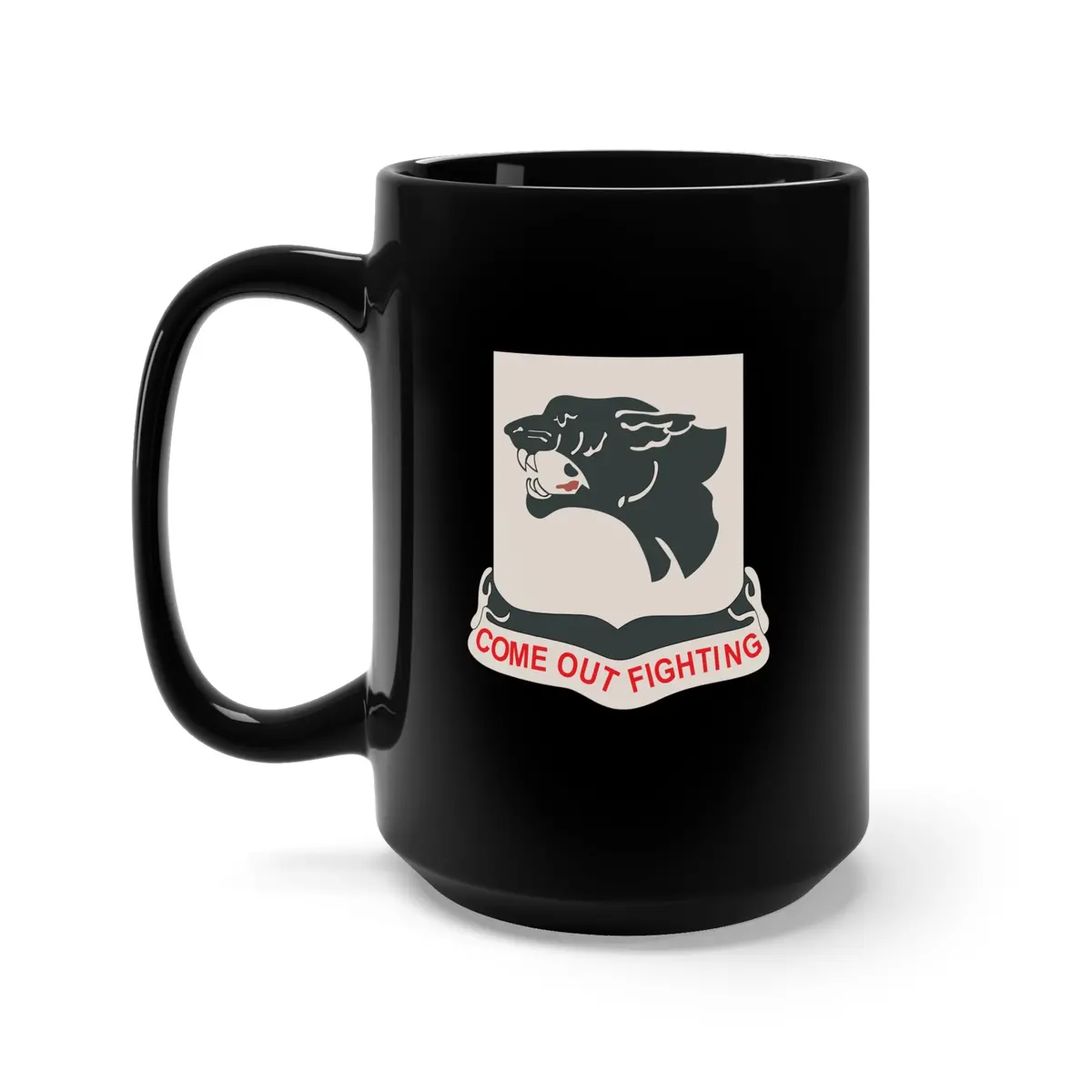 Black Mug 15Oz - Army - 761St Tank Battalion - Black Panthers Wo Txt 1