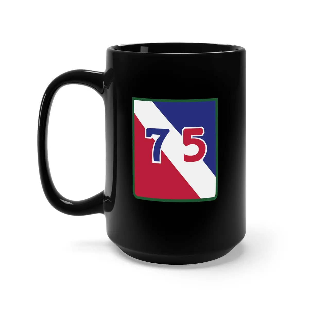 Black Mug 15Oz - Ssi - 75Th Infantry Division X 300 1
