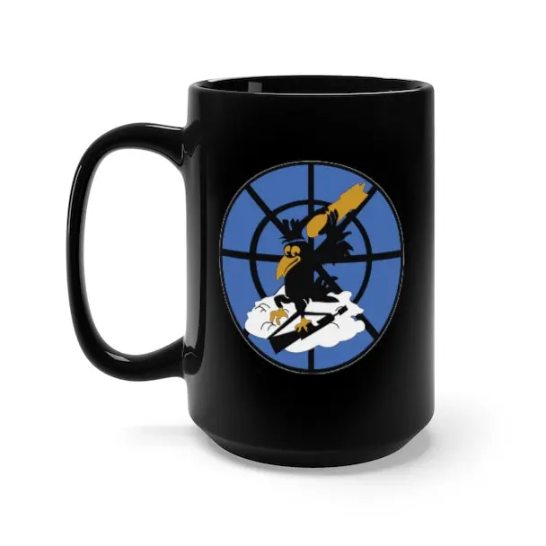 Black Mug 15Oz - Aac - 527Th Fighter Bomber Sqdrn, 86Th Fighter Bomber Group Wo Txt X 300 1