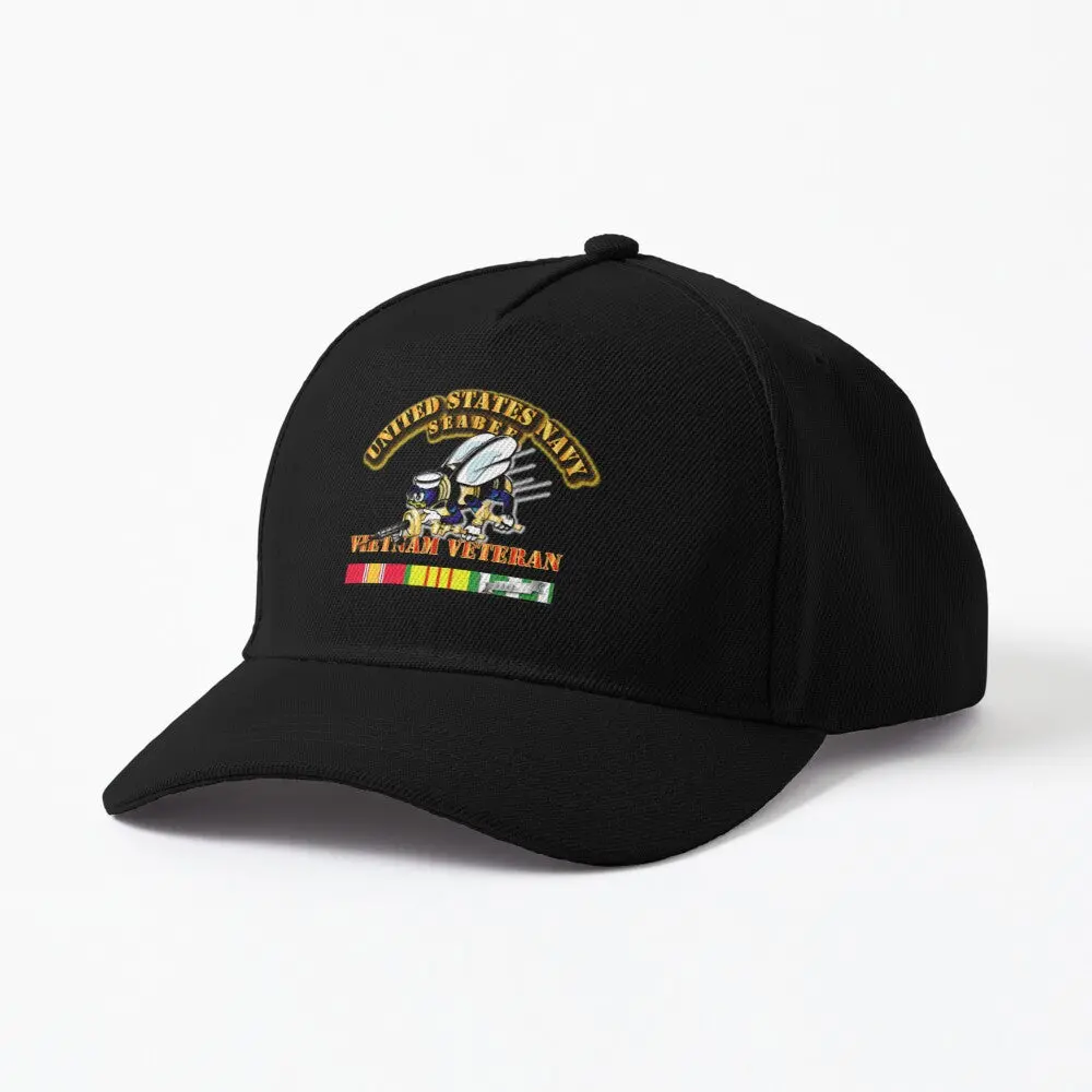 Baseball Cap - Navy - Seabee - Vietnam Veteran - Film To Garment (Ftg) 1