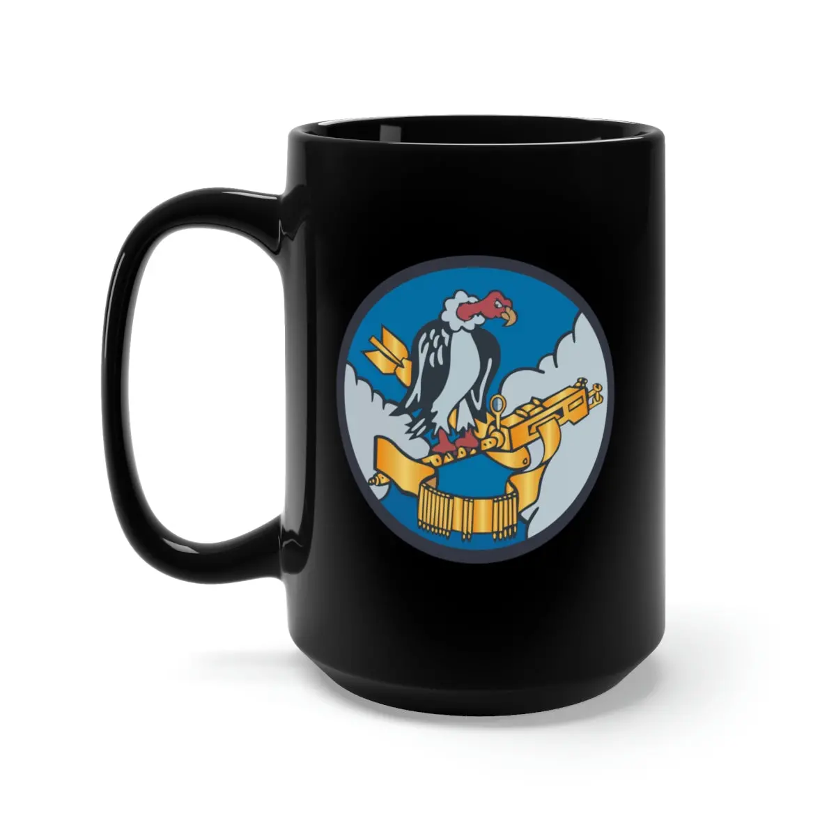 Black Mug 15Oz - Aac - 824Th Bomb Squadron, 484Th Bomb Group - 15Th Aaf Wo Txt X 300 1