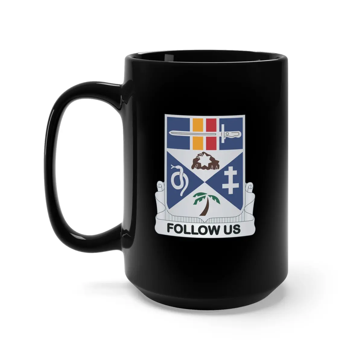 Black Mug 15Oz - 293Rd Infantry Regiment - Dui Wo Txt X 300 1