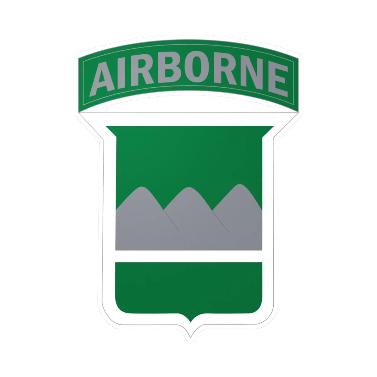 Kiss-Cut Vinyl Decals - Ssi - 80Th Infantry Division W Airborne Tab X 300 1