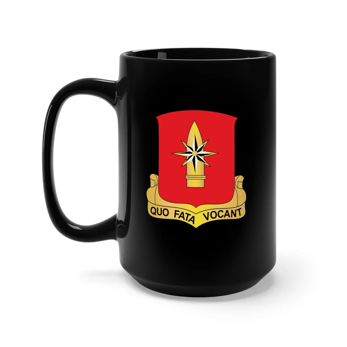 Black Mug 15Oz - 43Rd Field Artillery Battalion - Red Wo Txt X 300 1