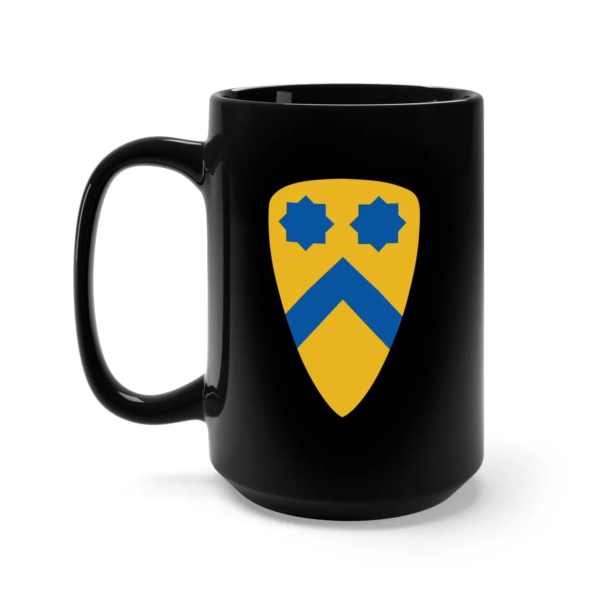 Black Mug 15Oz - Ssi - 2Nd Cavalry Division X 300 1