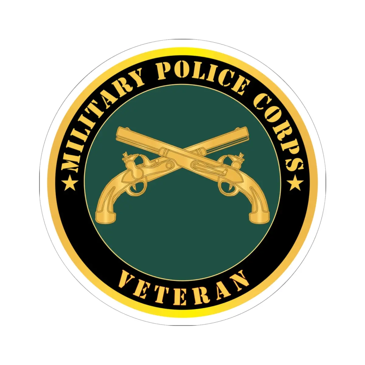 Kiss - Cut Stickers - Army - Military Police - Branch - Veteran X 300 1