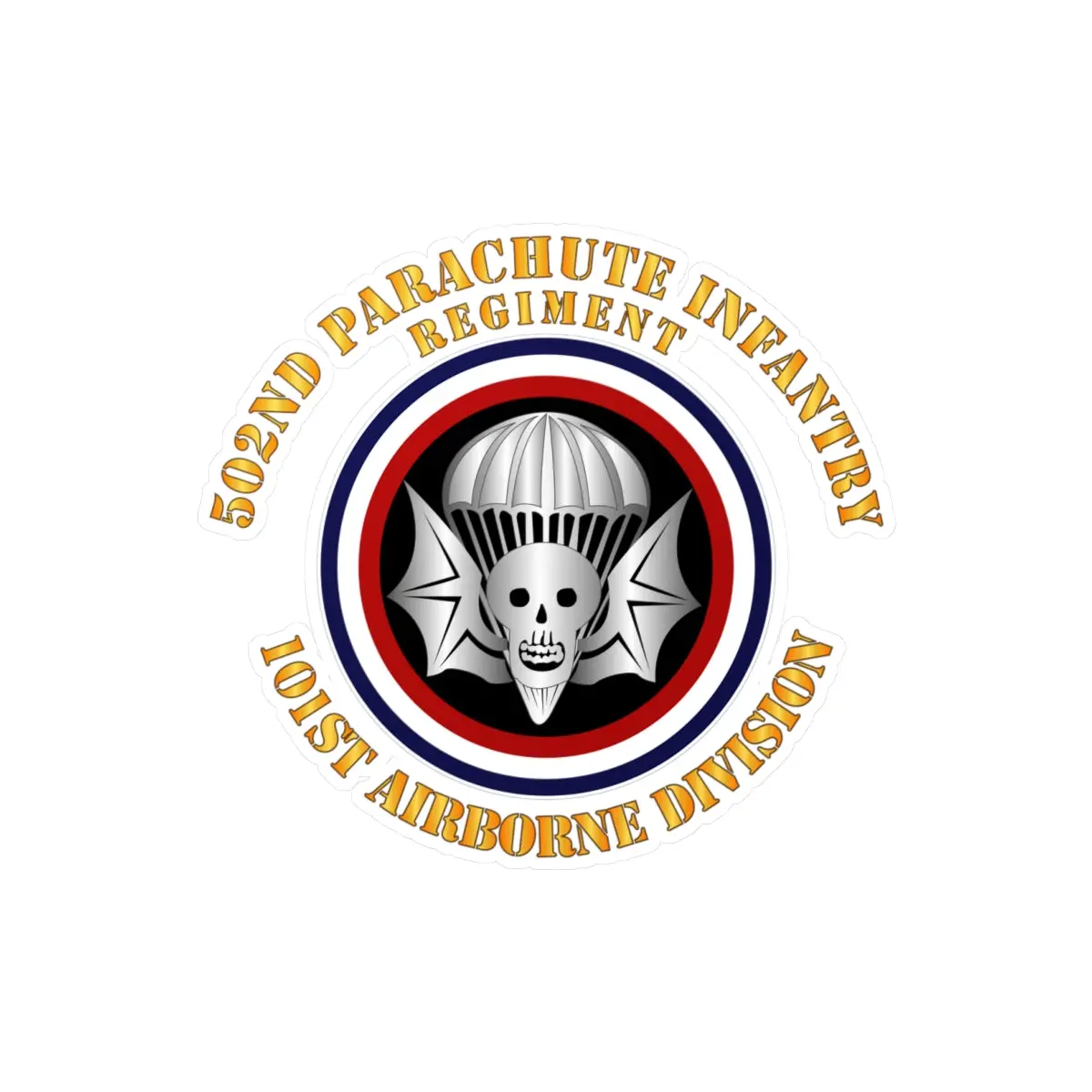 Kiss-Cut Vinyl Decals - Army - 502Nd Pir - 101St Airborne Division 1