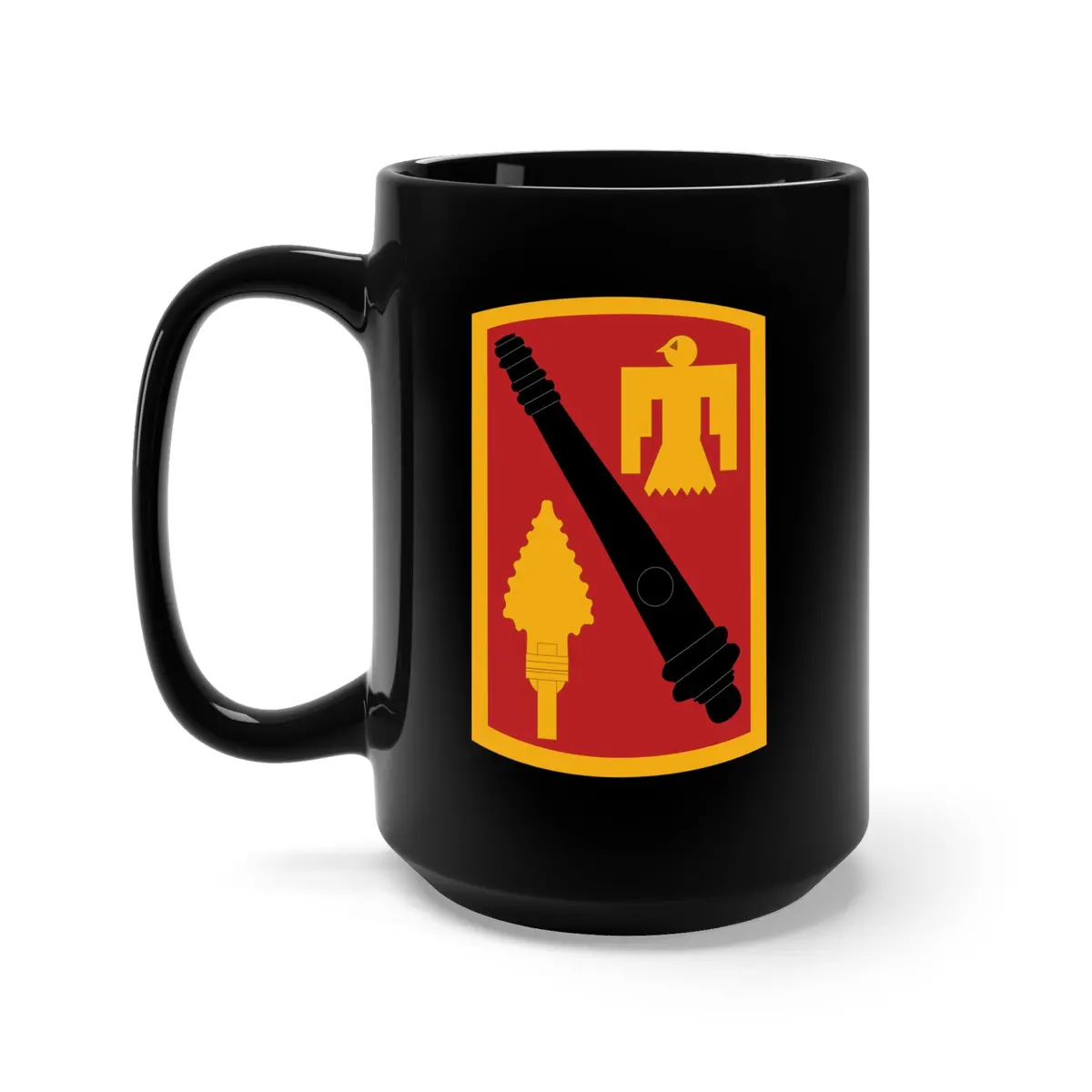 Black Mug 15Oz - Army - 45Th Artillery (Fires) Brigade Wo Txt 1